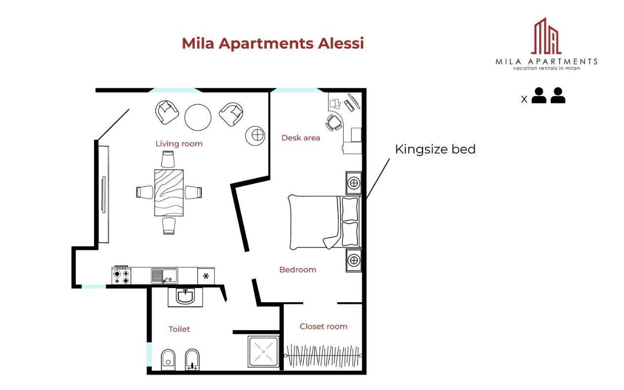 Mila Apartments Alessi มิลาน ภายนอก รูปภาพ